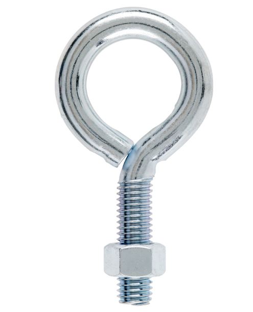 Eyebolt 4In (10.16Cm) 1In (25.4Mm) Eye Zinc Plated Steel Ace