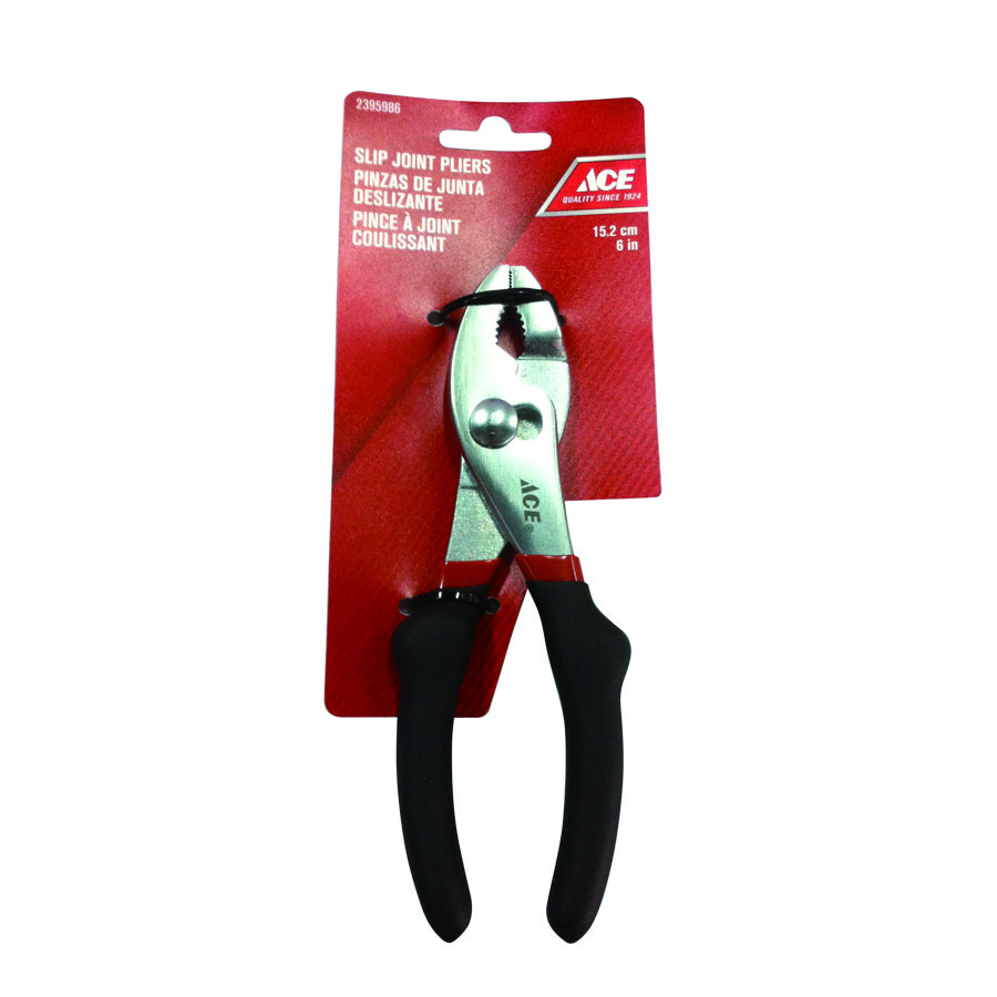 Slip Joint Pliers 15Cm (6In) Vinyl Grip Handle Ace.