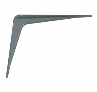 Shelf Bracket 12In X 14In (30.5Cm X 35.6Cm) Steel Grey Ace