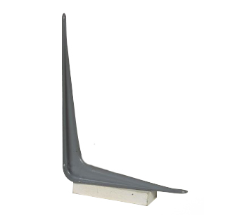 Shelf Bracket 8In X 10In (20.3Cm X 25.4Cm) Steel Grey Ace