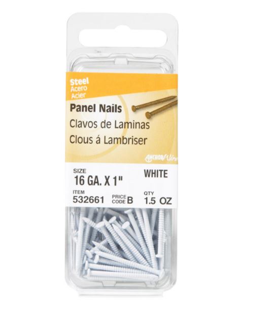 Hillman 1 in. Panel Steel Nail Large