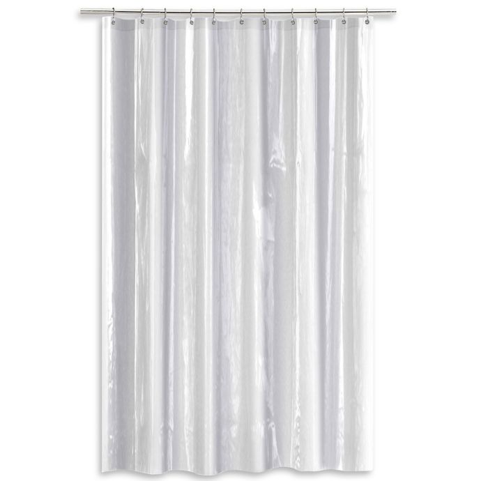 Shower Curtain Liner With 10 Rings Pvc Cream Smart