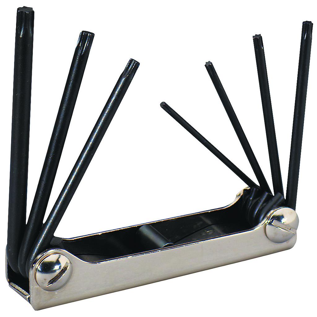Fold Up Torx Key 7Pc