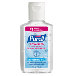 HAND SANITIZER GEL 2OZ                  