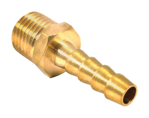 HOSE END 1/4"M X 1/4"B                  