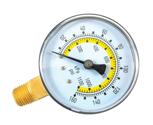 AIR PRESR GAGE BM 160PSI                