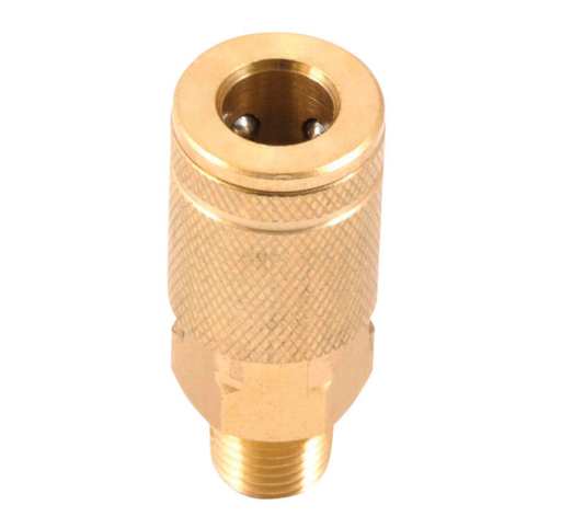 AIR CPLR 1/4"M X 1/4"TF                 