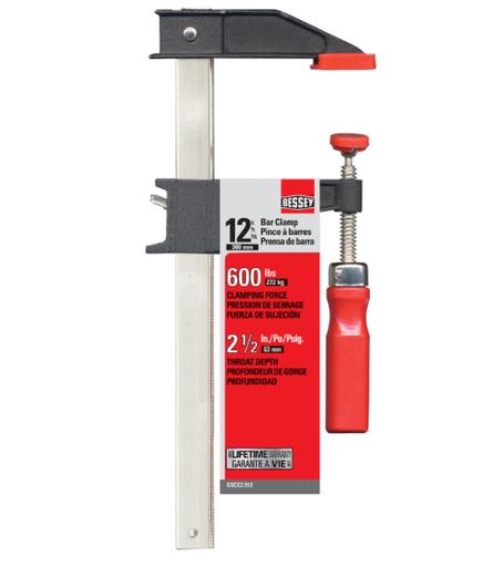 BESSEY BAR CLAMP 12"                    