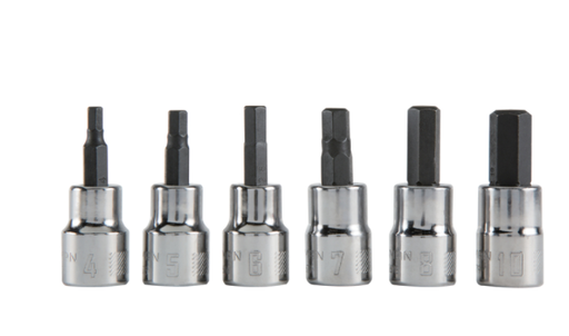 HEX SOCKT ST 3/8DV MM 6P                