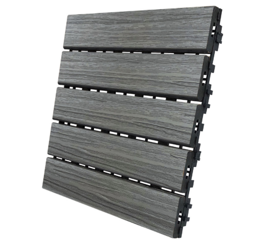 DECK TILE GRAYOAK 6PK                   