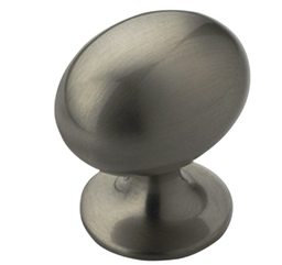 KNOBS OVAL METAL 10-PK.