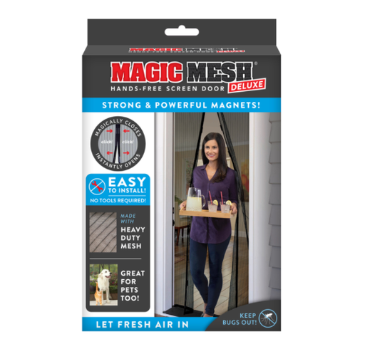 MAGIC MESH SCREEN DOOR.