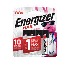 BATTERY AA 8PK ENERGIZER.