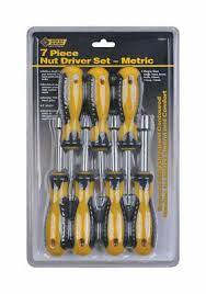 NUT DRIVER SET METRIC 7P