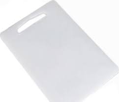 BAR CUT BOARD PLSTC WHT