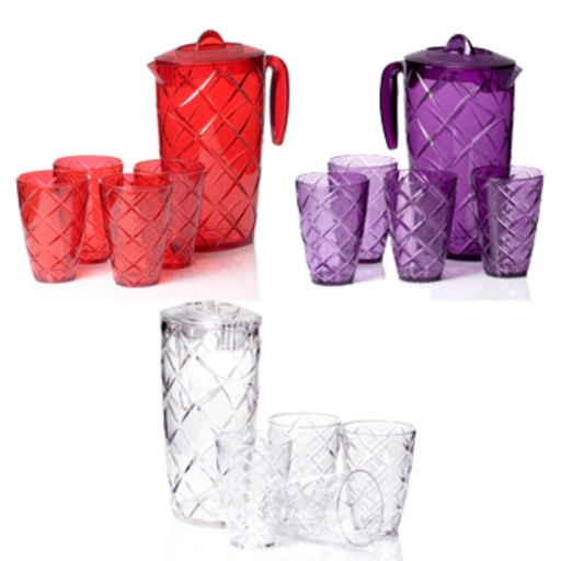 Beverage Set - 1x1,9 lt Jug + 4x400 cc Tumbler
