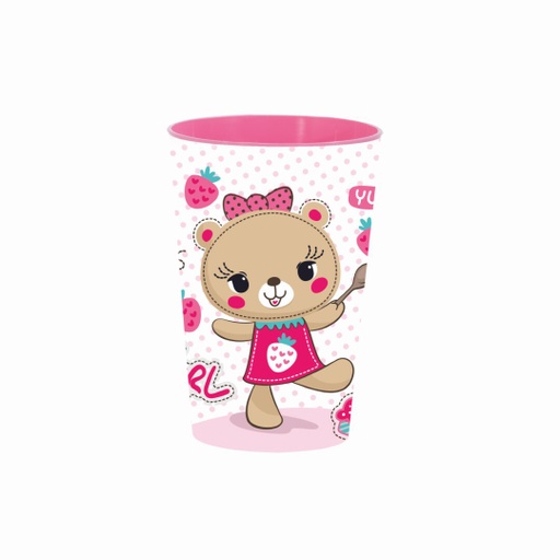 340 cc Tumbler-Pink Bear