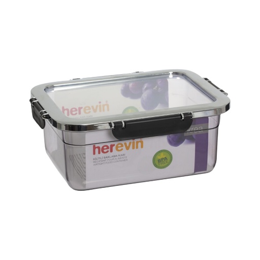 2.2 lt Airtight Food Container -Chrome Plated