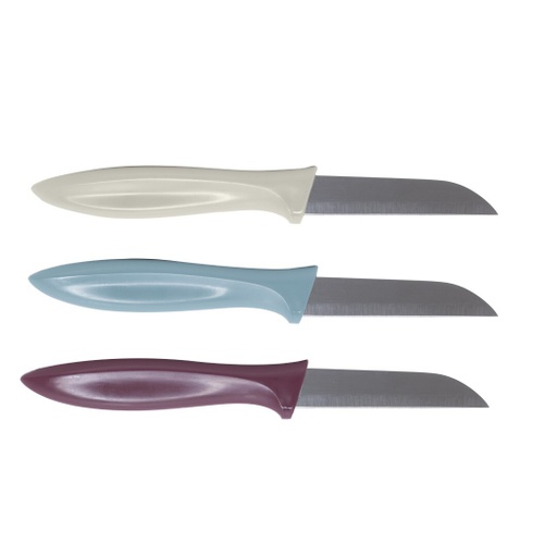 2 Pcs 7,8cm Knife Set With Card--Nordic Colour-Mix