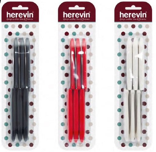 6 Pcs 9cm Knife Set With PVC Box-Colour-Mix