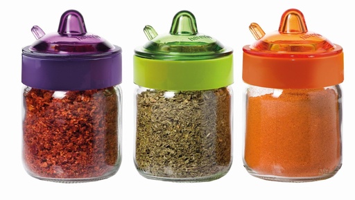 200 cc Sauce-Spice Jar With Spoon