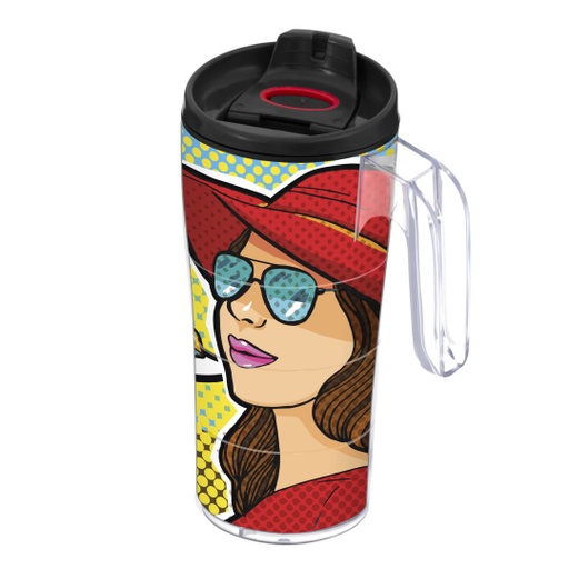 440 cc Coffee Mug with Handle - Travel