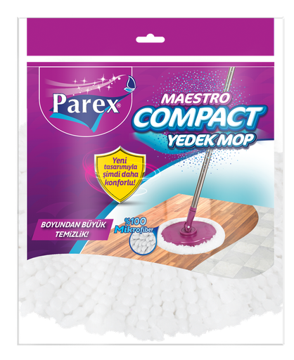 PAREX MAESTRO COMPACT 360 DEG. SPINNING CLEANING SET-REFILL