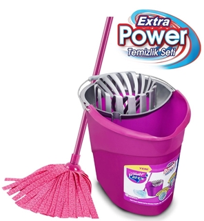 PAREX EXTRA POWER CLEANING SET (BUCKET+MOP HANDLE)
