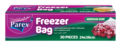 PAREX FREEZER BAGS - MEDIUM (30 Pcs)