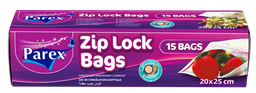PAREX FREEZER BAG  ZIP LOCK (15 pcs)
