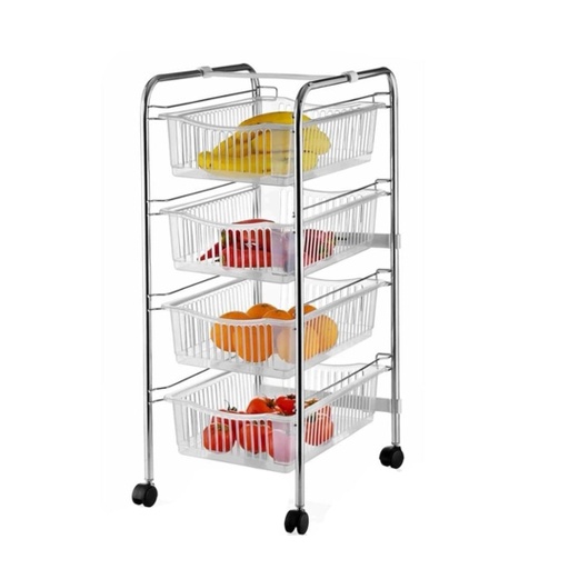 PLASTIC 4 TIER RACK 