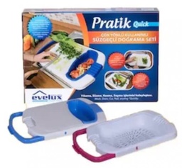 CHOPPING BOARD SET WITH STRAINER