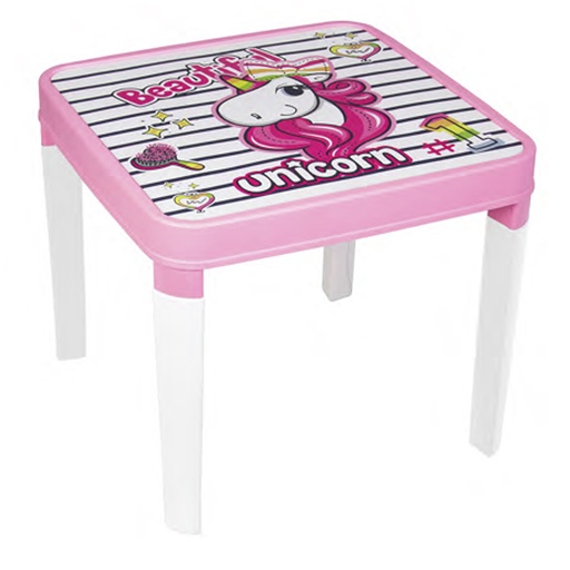 Decorated Childs Table-Unicorn-PB
