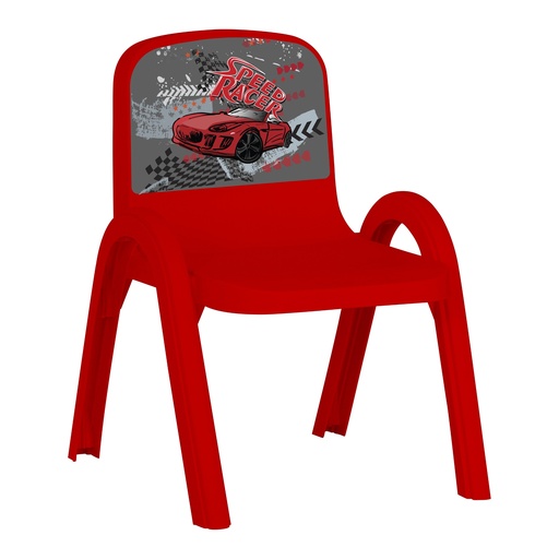 Decorated Kid's Chair-(Speed Racer)-PB