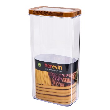 3 lt Storage Canister-Wooden Marble