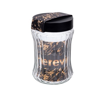 1,25 lt Canister-Yellow Black Marble