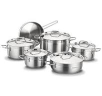 A1610, ALFA PLUS Cookware Set (11 pcs)                                                             
18x10 cm / 2.5 Lt                                                                                20x11 cm / 3.5 Lt                                                                            24x12 cm / 4.0 Lt                                                                                    28x14 cm / 8.5 Lt                                                                                        26x8 cm / 4.2 Lt                                                                                   24x6 cm / 2.7 Lt                                                                