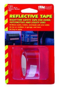 Tape Reflect 3-4"X30"Red
