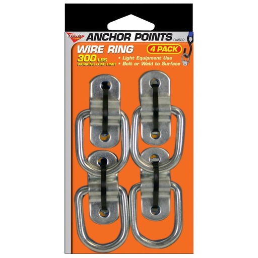 Wire Hardware Rings 4 Pack 1-1-2In (38.1Mm) 9