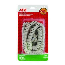 Coil Cord 25Ft (762Cm) Almond Ace.