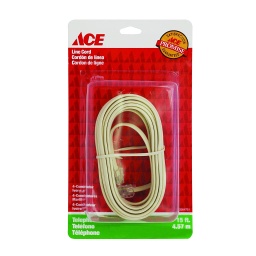 4C Line Cord 15Ft (457.20Cm) Ivory Ace