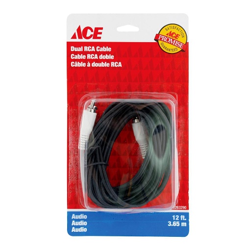 Dual Rca Cable 12Ft (365.76Cm) Ace.