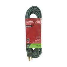 Extension Cord 9 Feet 16-2Awg White Ace
