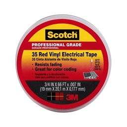 ELEC TAPE 3/4&quot;X66'RED