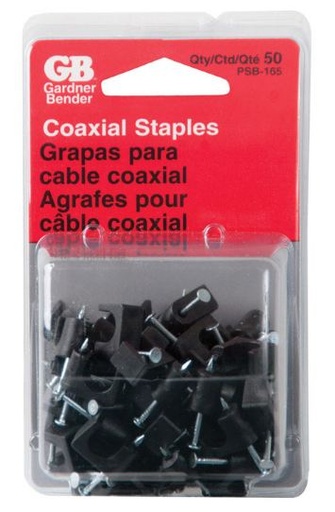 Staple Coaxl Bl 1-4"Cd50.