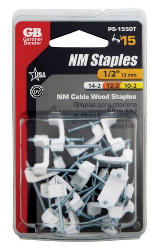 Staple 1-2" Nm Wire 15Pk