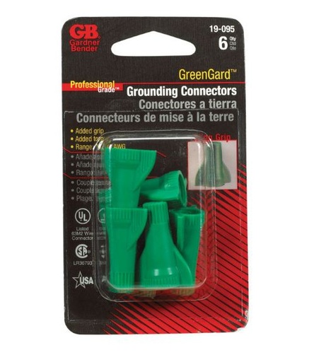 Conn Wire Ground Grn Cd6