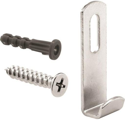 Prime-Line Zinc Medium Mirror Holder Clip Steel 4 pk 20 lb.