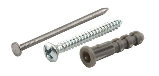 Prime-Line Zinc Steel Hardware Set Small 2 pk 20 lb.