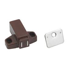 magnetic touch latch in brown
